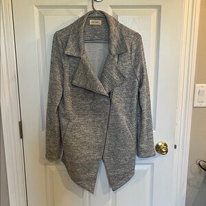 The Nines Heather Gray Teddy Jacket